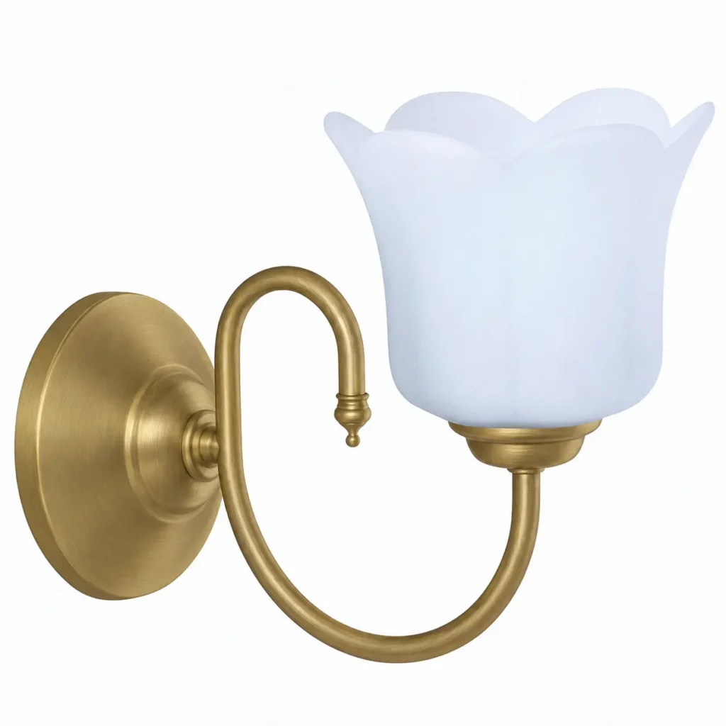 چراغ دیواری چشمه نور مدل A856/1A زیتونی