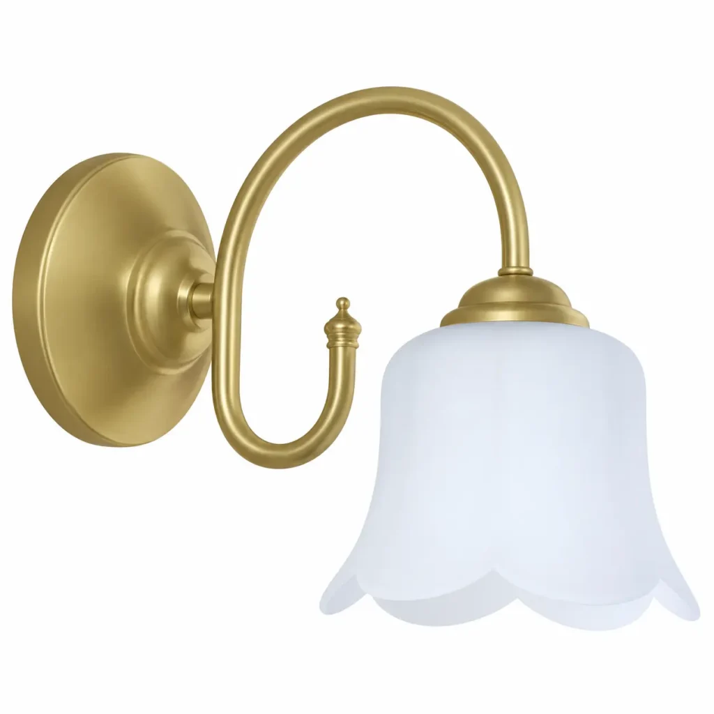 چراغ دیواری چشمه نور مدل 809/1W-A زیتونی